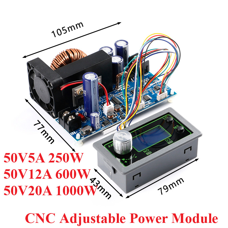Регулируемый модуль питания WZ – обзор и цена Step Down Dc Power Supply Module 1000W